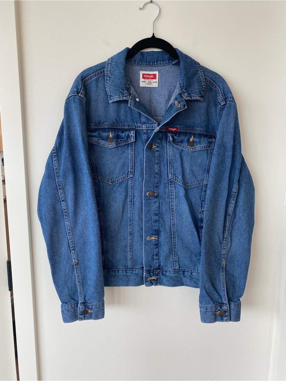 Wrangler Blue Denim Jacket -  Lightweight Jean Coat